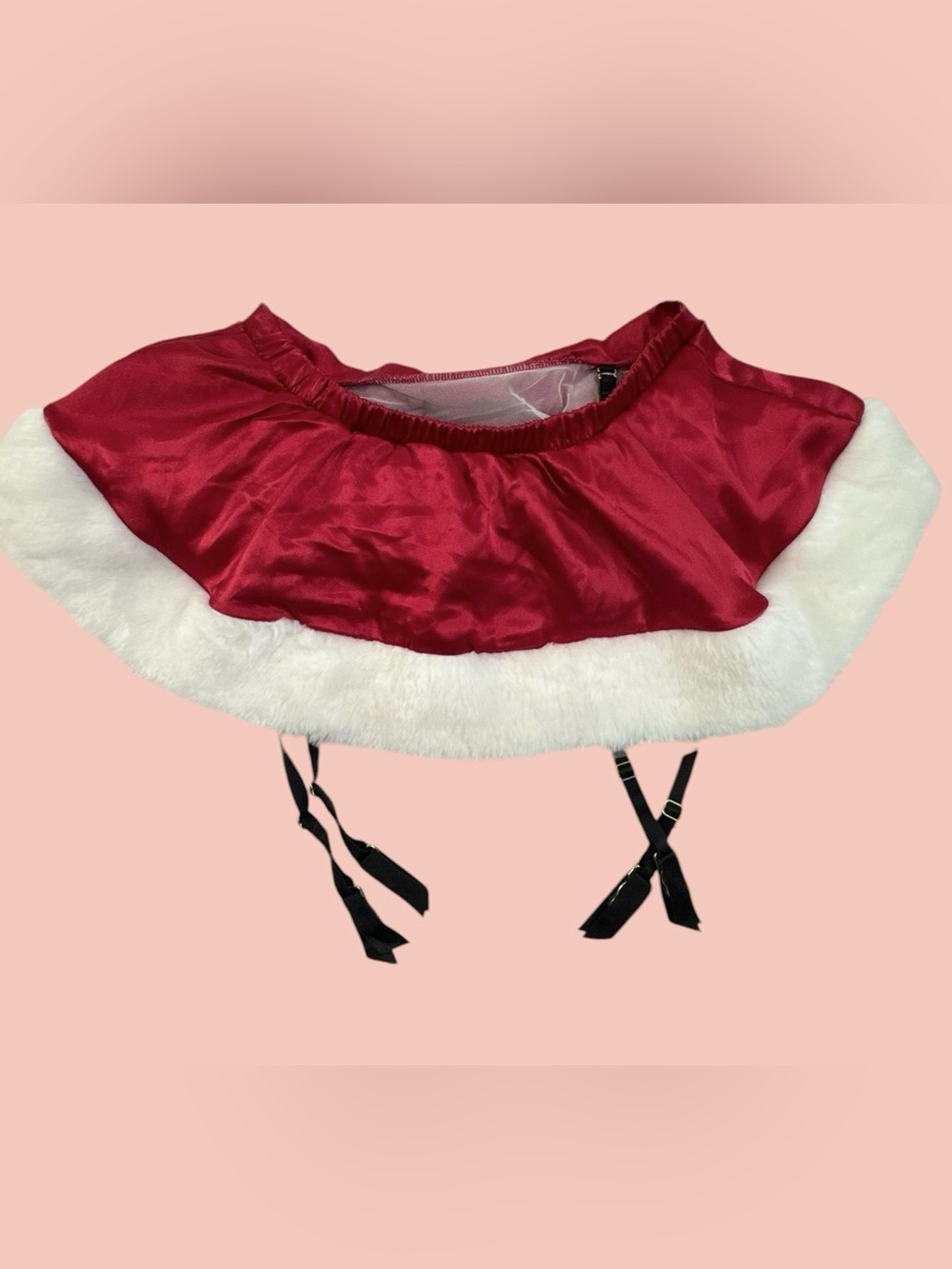 Victoria’s Secret Vtg NWT Sexy Little Things Santa Lingerie skirt garter straps